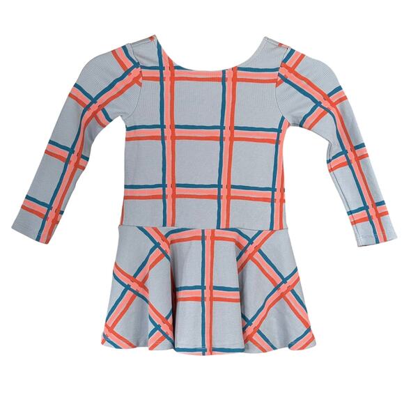 NWOT TEA COLLECTION Girls 4 Drop Waist Skater Dress Stretchy Comfy Twirly Skirt - Picture 3 of 11